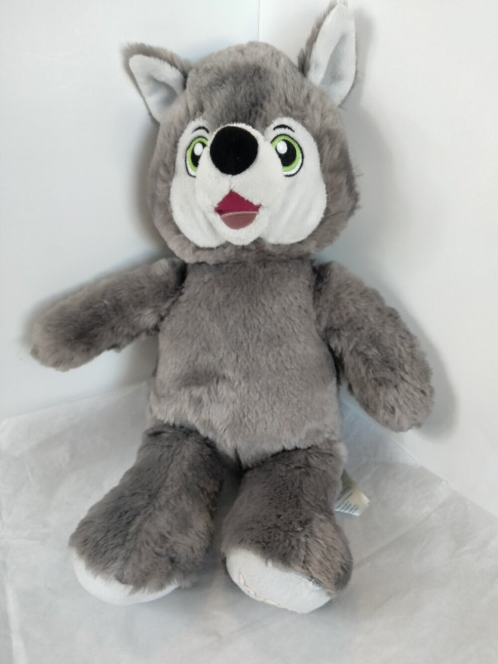 Build a Bear 16" Plush Gray WILEY the WOLF from Great Wolf Lodge